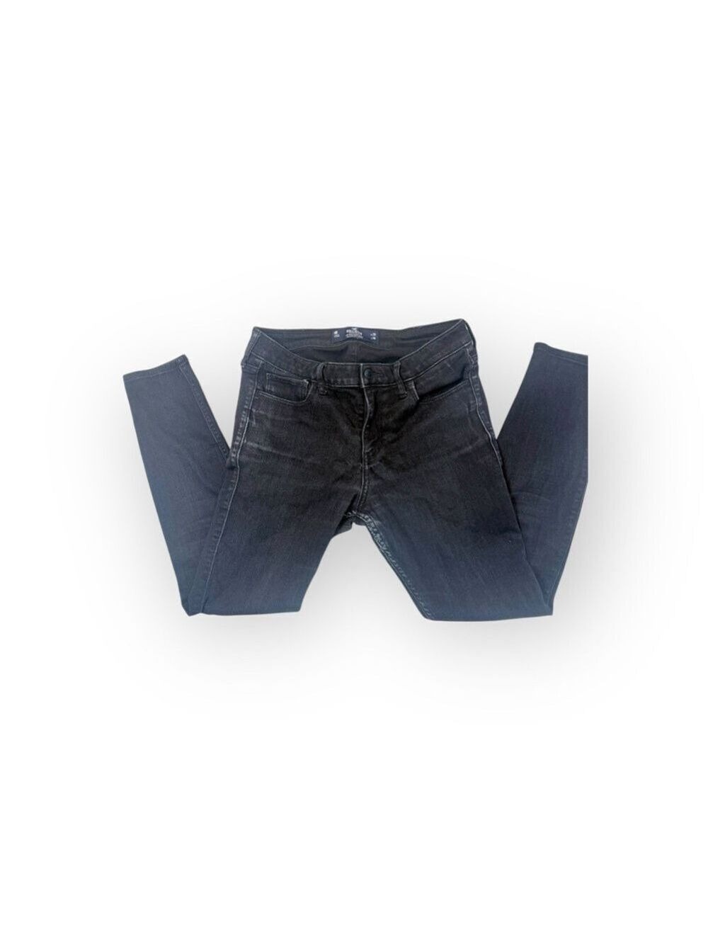 Hollister Black Mid Rise Super Skinny Jeans Size 9R 29